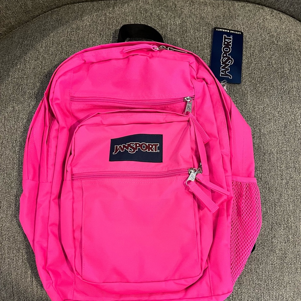 COPY - Jansport backpack NWT Large Size JSOOTDN70R4
ULTRA PINK
2,100 Cubic Inch…